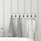 Flash Furniture Daly Wall Mounted 34 Inch Solid White Pine Wood Storage Rack w/7 Hooks HGWA-SCR-7-SLDWHT-GG - alternate 2